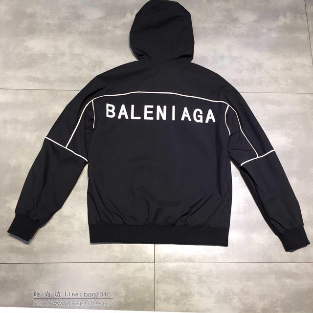 Balenciaga外套 專櫃同步 巴黎世家連帽外套 白色拉鏈上衣  tzy1683